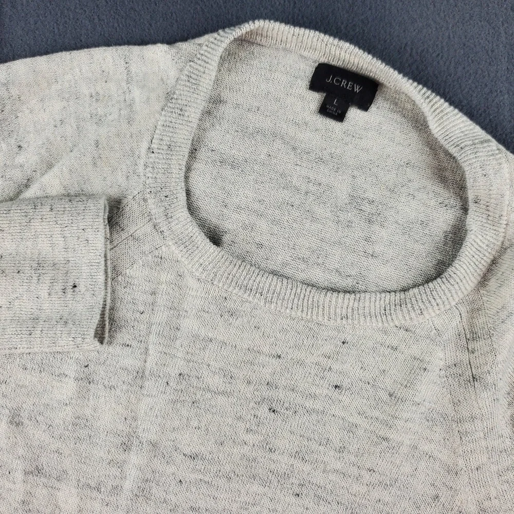 J.Crew Speckled Crewneck Sweater Soft‎ Knit Pullover Casual Top Large